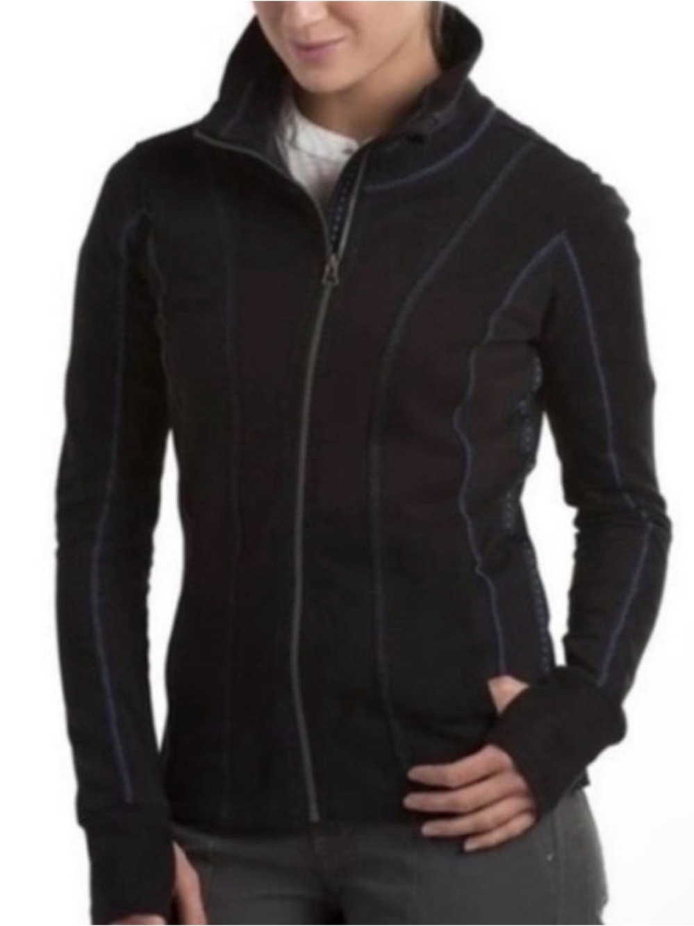 Kühl Women's Black Zip-Up Performance Hoodie - Black (S)
